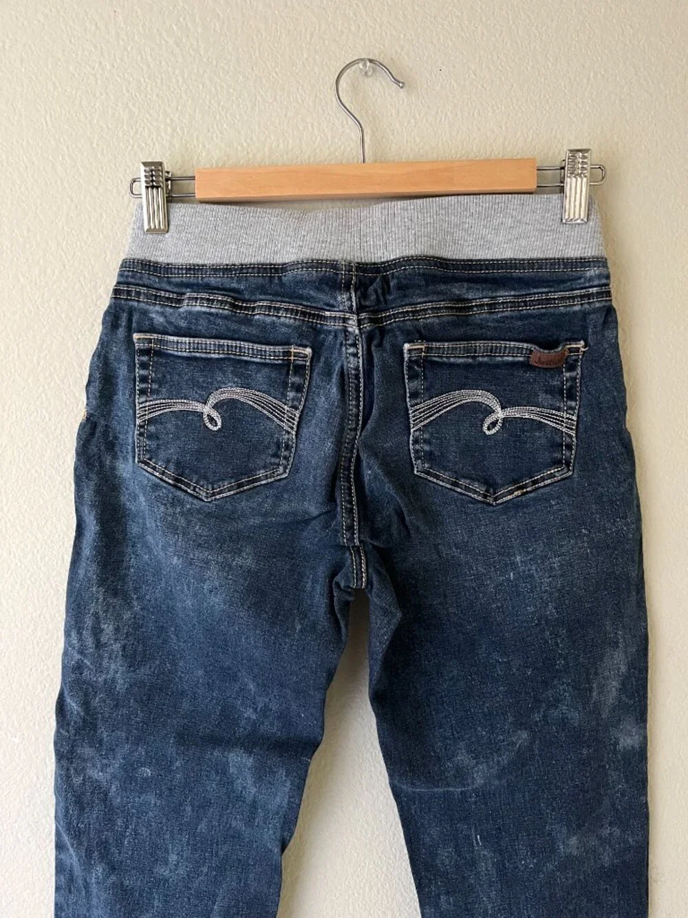Justice Girls Simply Low Jeggings Size 16 Regular Pull-On Dark Denim Jeans